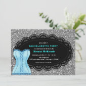 Corset Bachelorette Party Kaart (Staand voorkant)