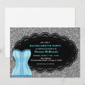 Corset Bachelorette Party Kaart (Voorkant / Achterkant)