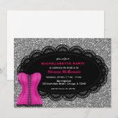 Corset Bachelorette Party Kaart (Voorkant / Achterkant)