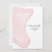 Corset Bachelorette Party Uitnodiging (Voorkant)