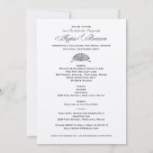 Corset Bachelorette Party Uitnodiging (Achterkant)