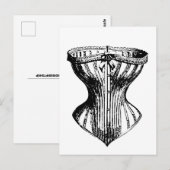 CORSET  BRIEFKAARTEN (Voorkant / Achterkant)