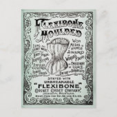 Corset Clothing Advertisement Briefkaart (Voorkant)