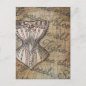 Corset Collage Briefkaart (Voorkant)