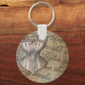 Corset Collage Sleutelhanger (Voorkant)