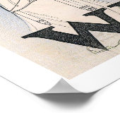  corset en druk 2 Poster af (Hoek)