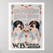  corset en druk 2 Poster af (Voorkant)