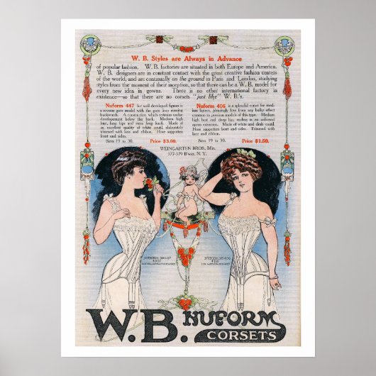  corset en druk 2 Poster af (Voorkant)