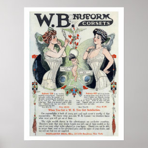  corset en druk 3 Poster af