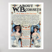  corset en druk 4 Poster af (Voorkant)
