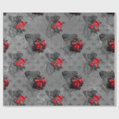 Corset en Red Rose Cadeaupapier (Vlak)