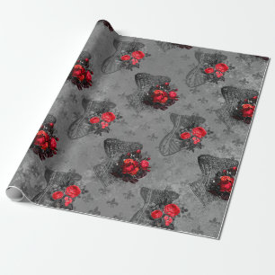 Corset en Red Rose Cadeaupapier