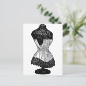  Corset-kledingformulier Briefkaart (Staand voorkant)