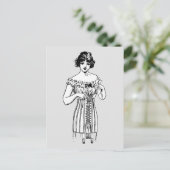 CORSET LADY BRIEFKAART (Staand voorkant)