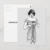 CORSET LADY BRIEFKAART (Voorkant / Achterkant)