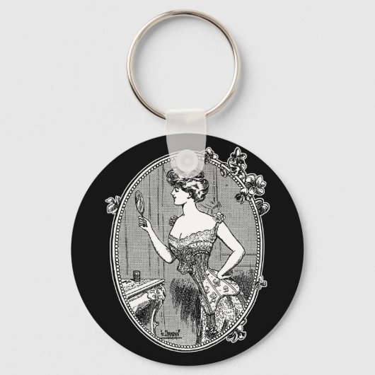  Corset Lady Sleutelhanger (Voorkant)
