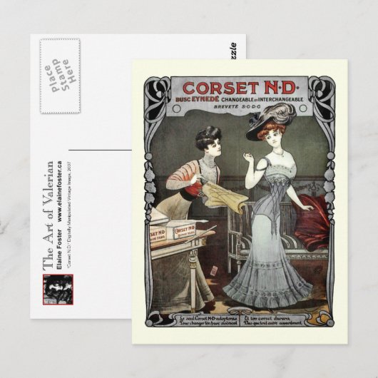 Corset N.D. - Briefkaart (Voorkant / Achterkant)