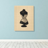 corset op canvas (Insitu (Houten vloer))