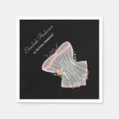  Corset Personal Lingerie Vrijgezellenfeest Servetten (Voorkant)