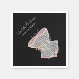  Corset Personal Lingerie Vrijgezellenfeest Servetten