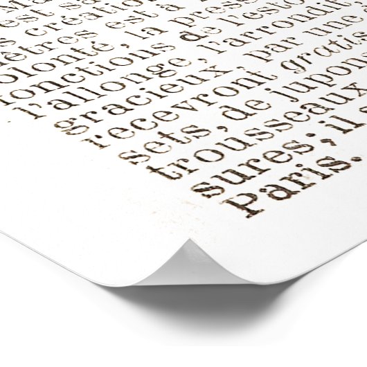 Corset Pompadour  Franse Lingerie Poster (Hoek)