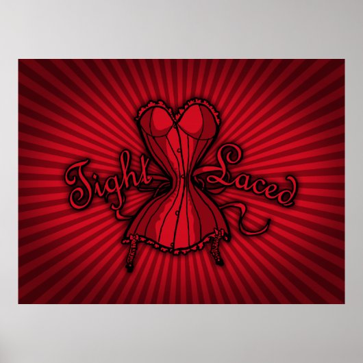 Corset Tight Laced Poster (Voorkant)