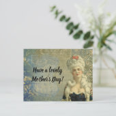 Corset Victoriaans Lady Plechtige avond Draag Briefkaart (Staand voorkant)