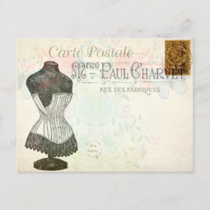  Corset Victoriaans Old Fashioned French Briefkaart