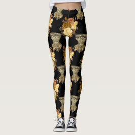 Corsets en bloemen leggings