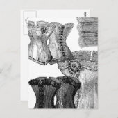 Corsets en meer corsets briefkaart (Voorkant / Achterkant)