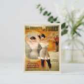 corsets, Les corets de Furet Briefkaart (Staand voorkant)