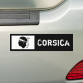 Corsica Bumpersticker (Op auto)
