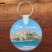 Corsica Calvi Citadel Foto Sleutelhanger (Voorkant)