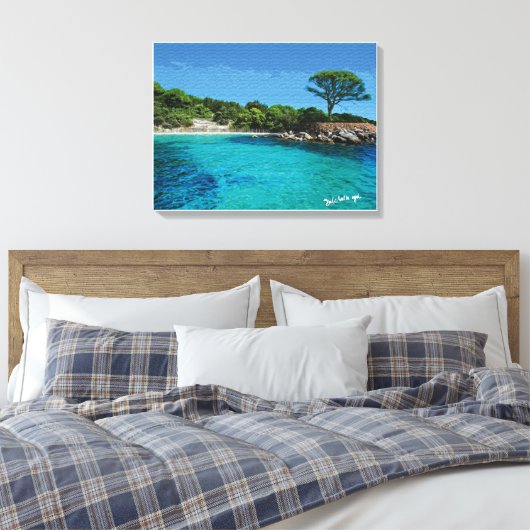 Corsica Canvas Afdruk (Insitu (Slaapkamer))