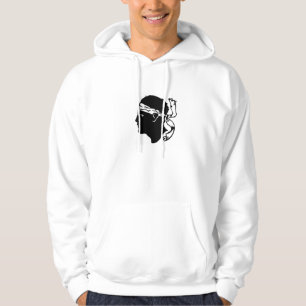 Corsica eiland frankrijk Corse regio vlaggestaat b Hoodie