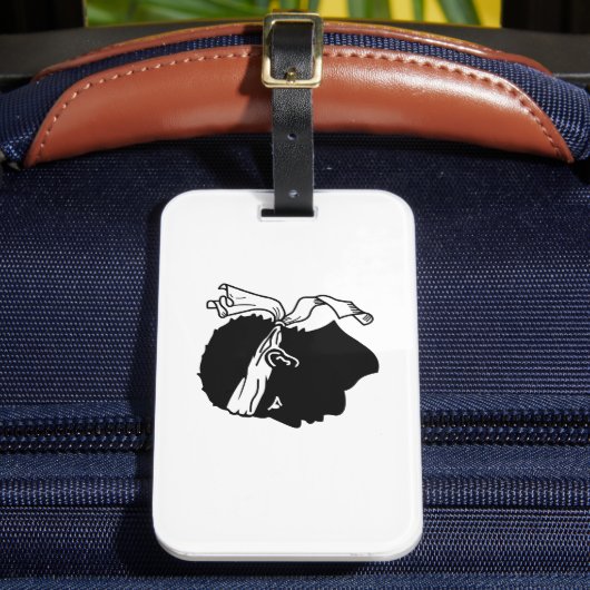 Corsica Flag Bagagelabel (Voorkant Insitu 2)