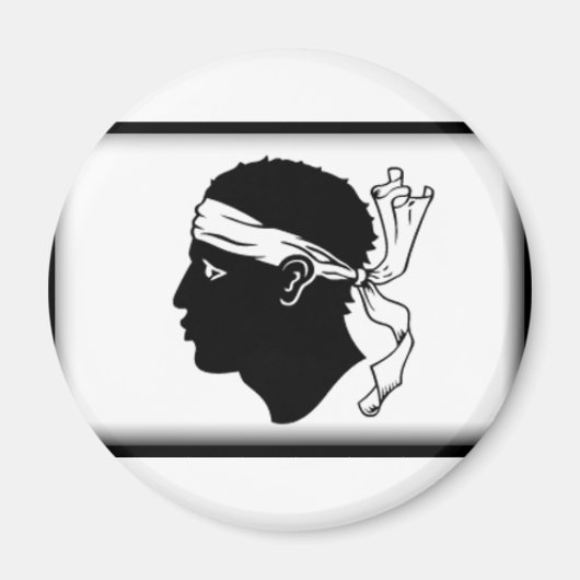 Corsica Flag Magneet (Voorkant)