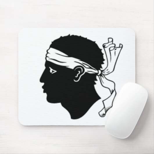 Corsica Flag Mousepad Muismat (Met muis)