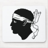 Corsica Flag Mousepad Muismat (Voorkant)