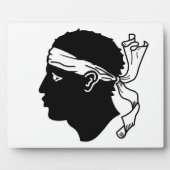 Corsica Flag Plaque Fotoplaat (Voorkant)