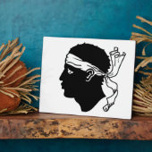 Corsica Flag Plaque Fotoplaat (Zijkant)