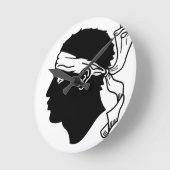 Corsica Flag Ronde Klok (Hoek)