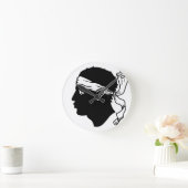 Corsica Flag Ronde Klok (Huis)