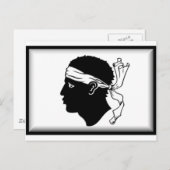 Corsica France Flag Briefkaart (Voorkant / Achterkant)