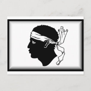 Corsica France Flag Briefkaart