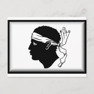Corsica France Flag Briefkaart
