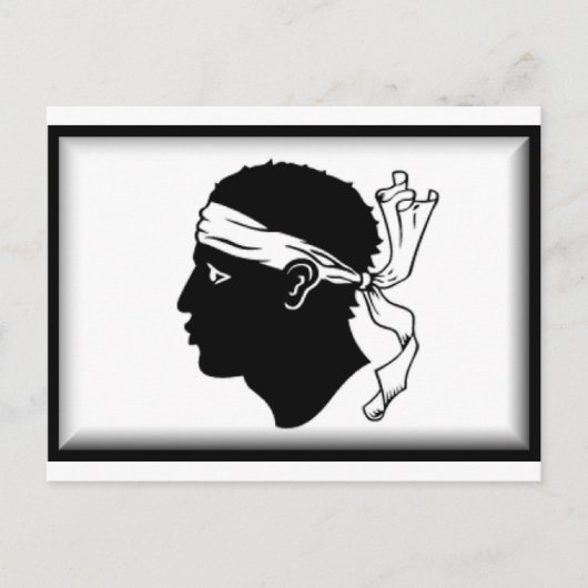 Corsica France Flag Briefkaart (Voorkant)