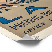 Corsica France Vintage Travel Poster (Hoek)