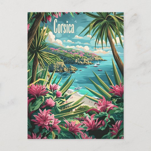 Corsica Frankrijk Briefkaart (Voorkant)