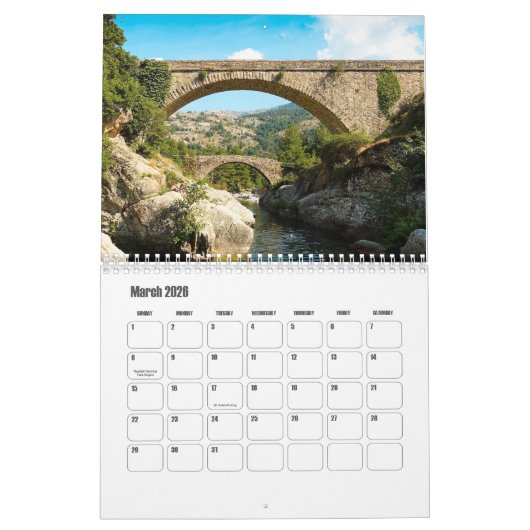 Corsica-Frankrijk kalender (Mar 2026)